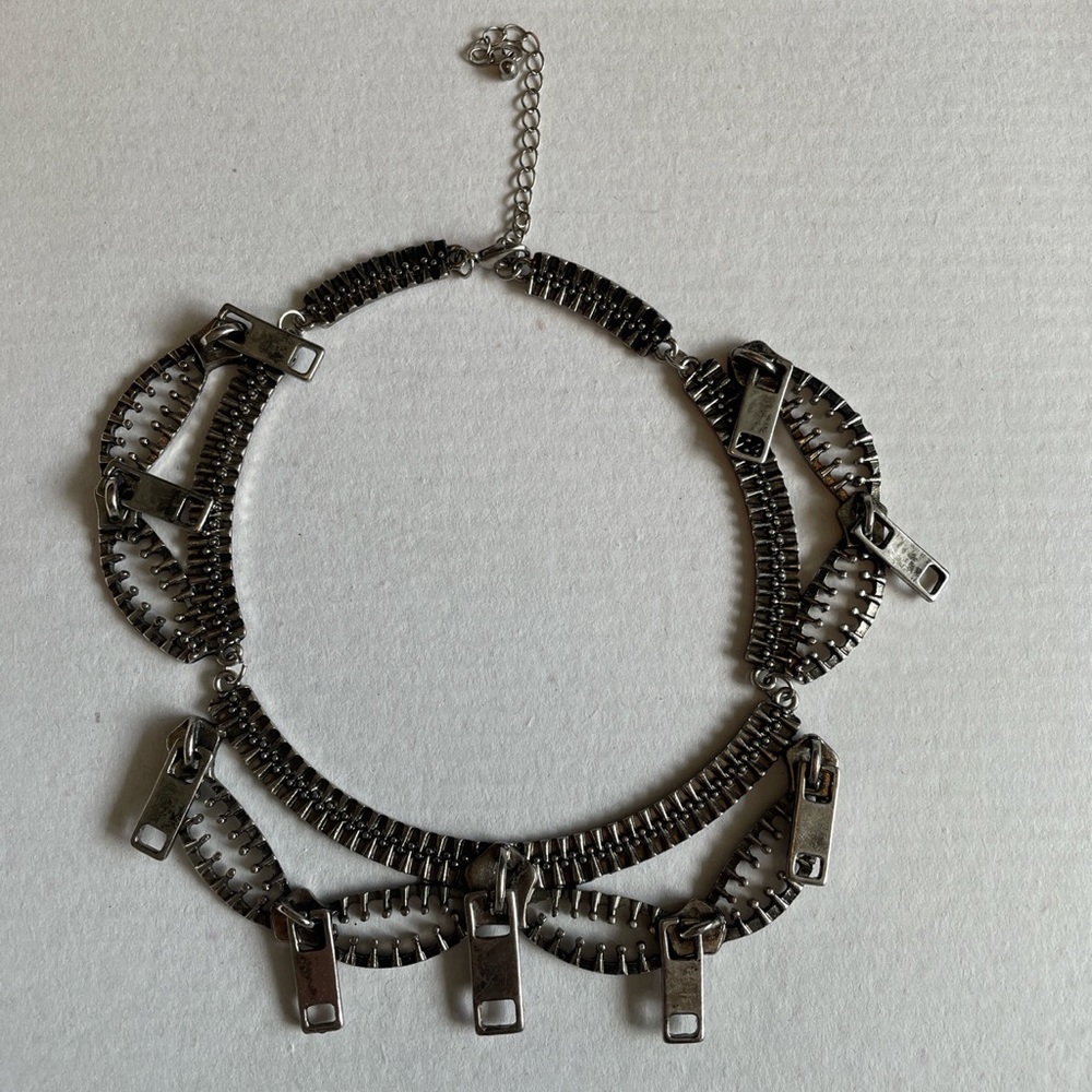 Alt Zipper Necklace